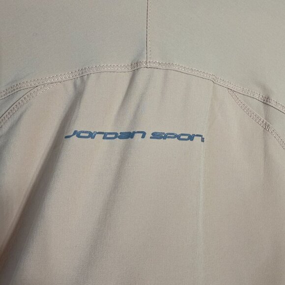 NWT Jordan Sport Dri-Fit Woven Jacket Women's Medium Beige Full Zip Windbreaker - Picture 13 of 16